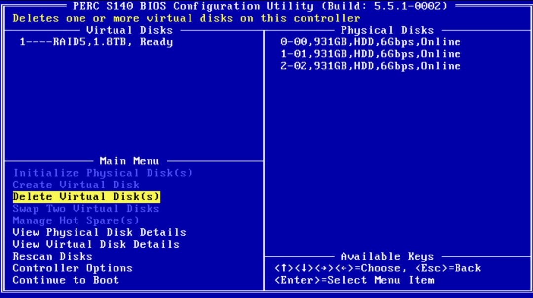 Dell服务器主板集成软RAID S140创建阵列的配置及使(图21)