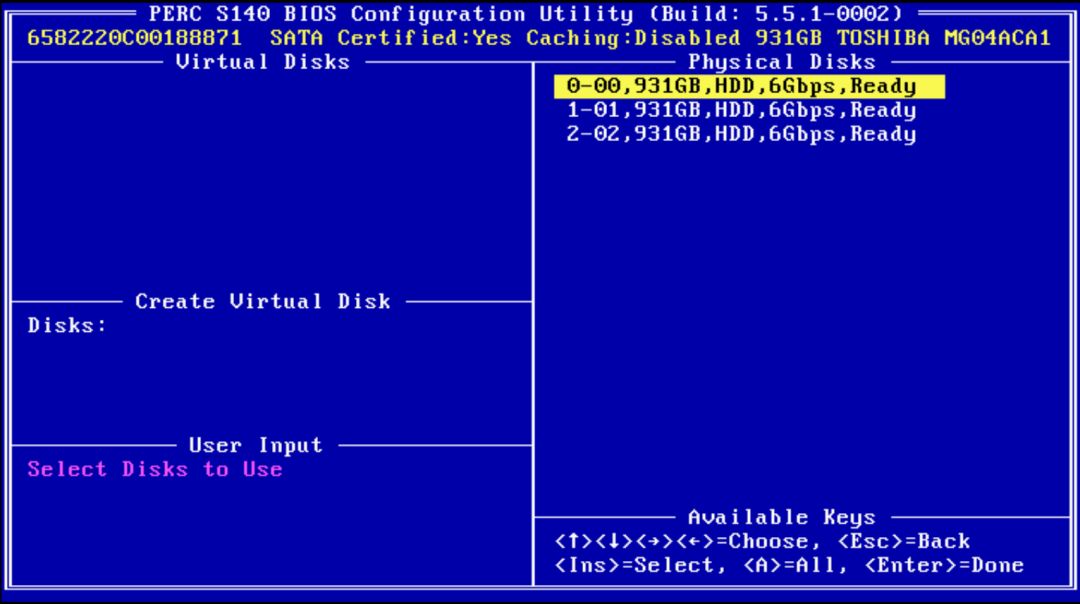 Dell服务器主板集成软RAID S140创建阵列的配置及使(图5)