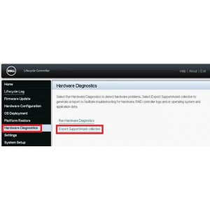戴尔服务器通过F10导出 Support Assist 和 RAID 控制器日志