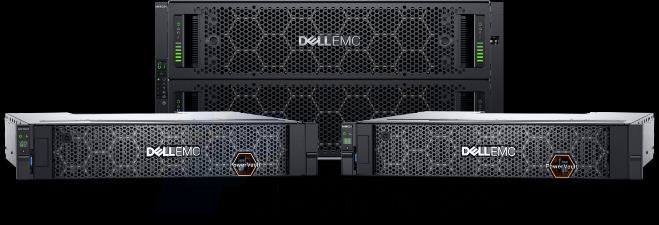 Dell PowerVault ME5 入门级存储阵列柜产品外观，2U 与 5U 两种机箱形态