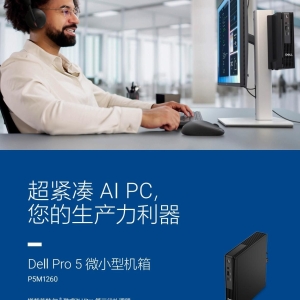 Dell Pro 5 Micro P5M1260迷你台式机产品简介彩页-DELL